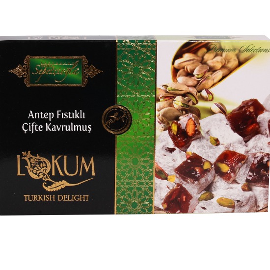 Antep Fıstıklı Çifte Kavrulmuş Lokum