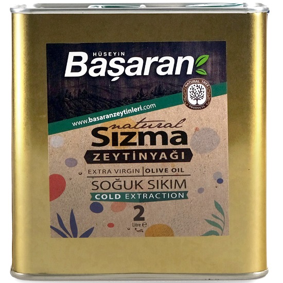 SOĞUK SIKIM SIZMA ZEYTİNYAĞI 2LT TENEKE
